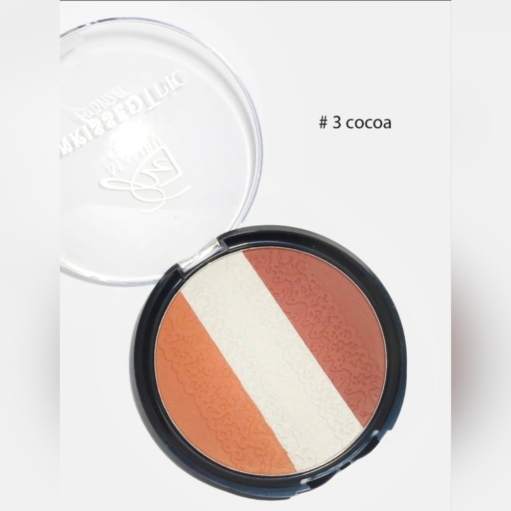 Malibu Glitz Sunkissed Bronzer Trio in Cocoa 0.91oz BNIB
